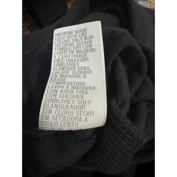 James Perse Standard Black Button Front Shirt Top Size 3 (Large) Made in USAa - Picture 7 of 7